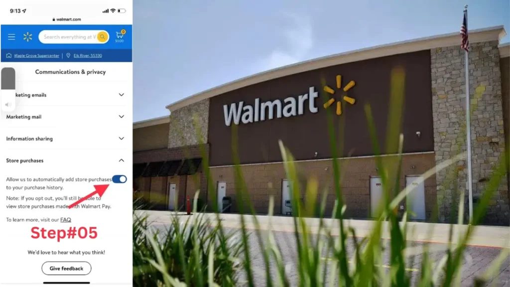 5 steps to view store purchases on your Walmart account, Step #5